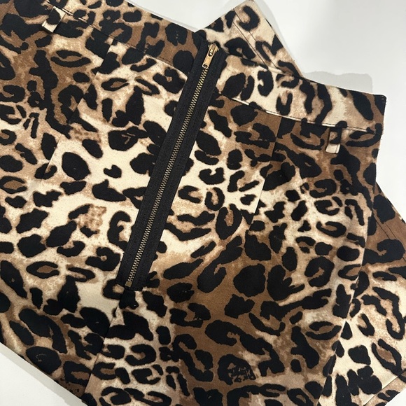 Windsor Brown Leopard Print Midi Skirt - Picture 2 of 3
